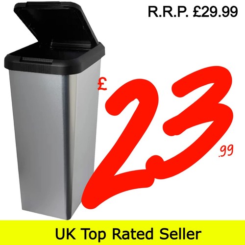 Kitchen bin silver - silver, &