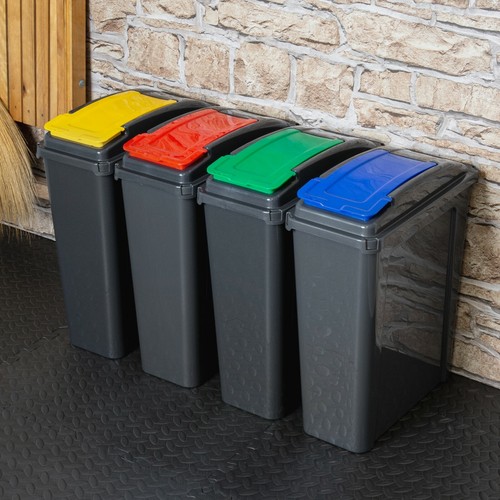 25l slimline recycle bin with - slimline,