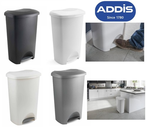 Addis 50l foot pedal bin - pedal,