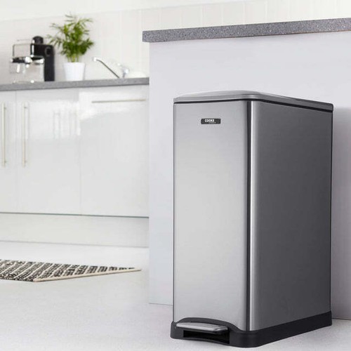 Slimline recycling pedal bin - slimline,