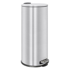 1x Brushed 30L Round Stainless