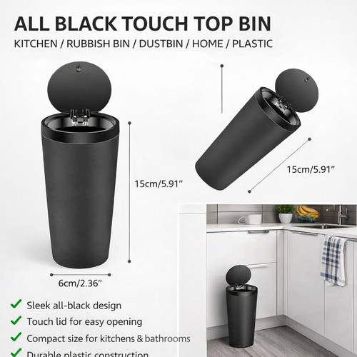 All black touch top - all,