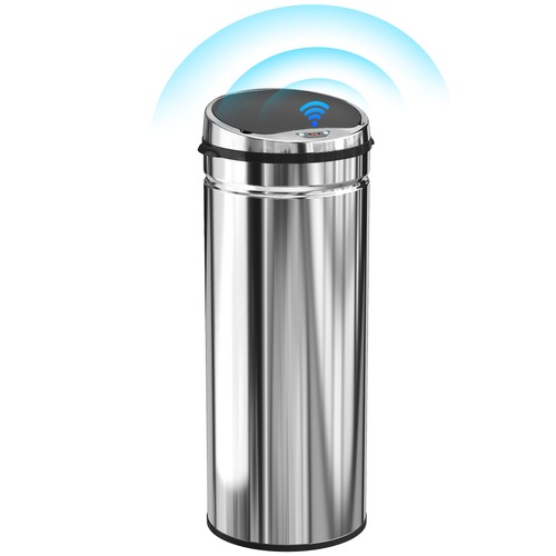 Homcom 50l sensor bin - 50l,
