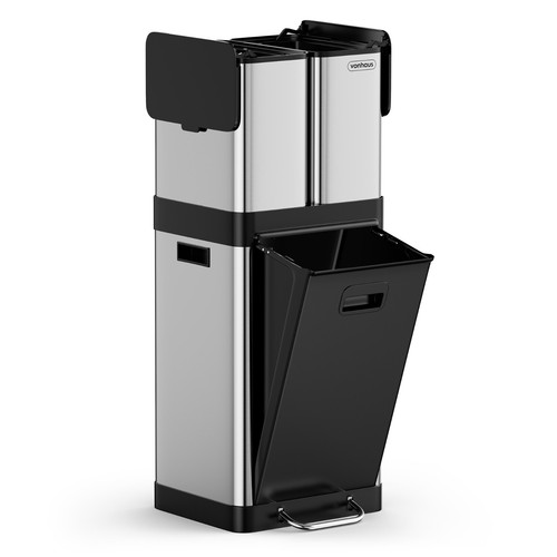 32l triple recycling - recycling, bin