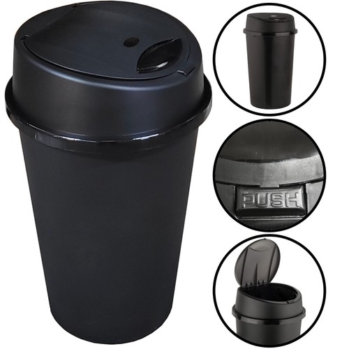 Black kitchen bin touch top - touch,