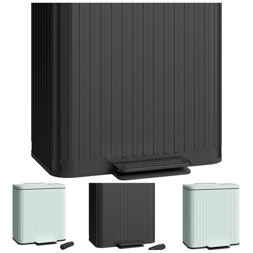 Homcom 2x20l kitchen bin for - homcom,