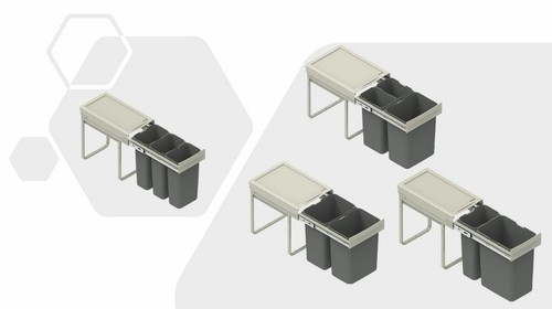 Recycle bin pull - bin, out