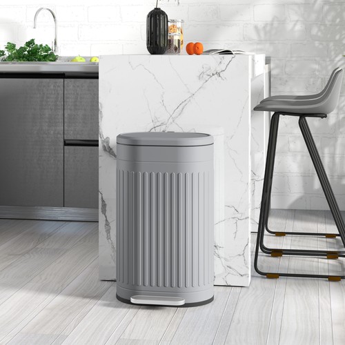 30l metal kitchen - metal, bin,