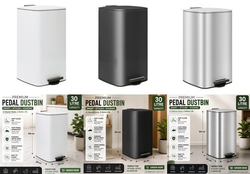 30l square stainless steel - square,