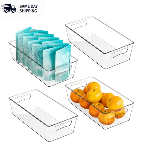 Piece clear bin set - bin,