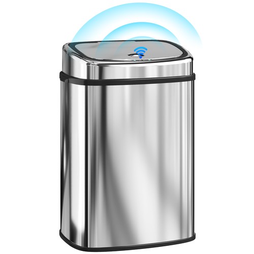 Homcom 50l sensor bin - 50l,
